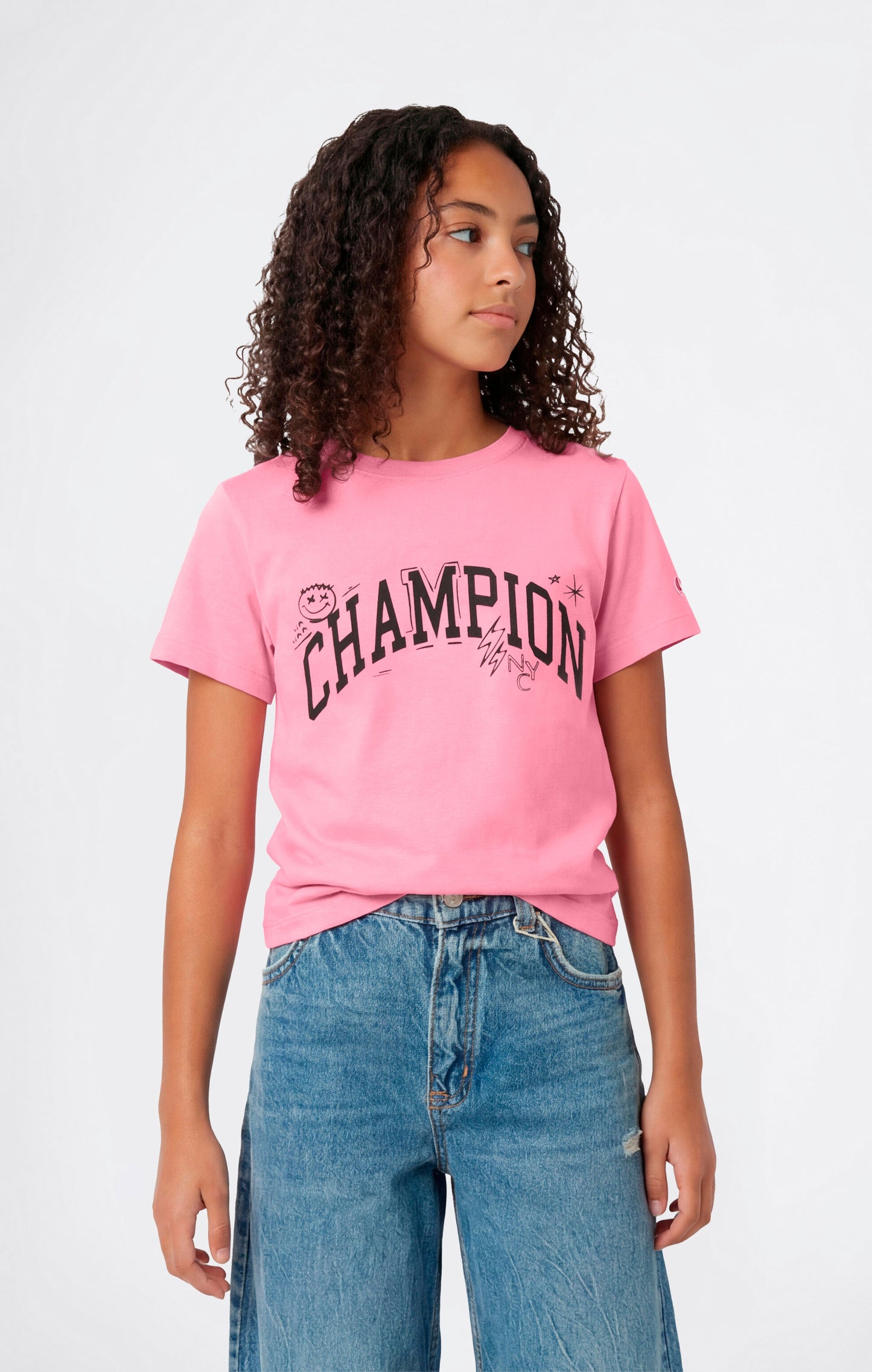 Mädchen-T-Shirt mit Grafikprint