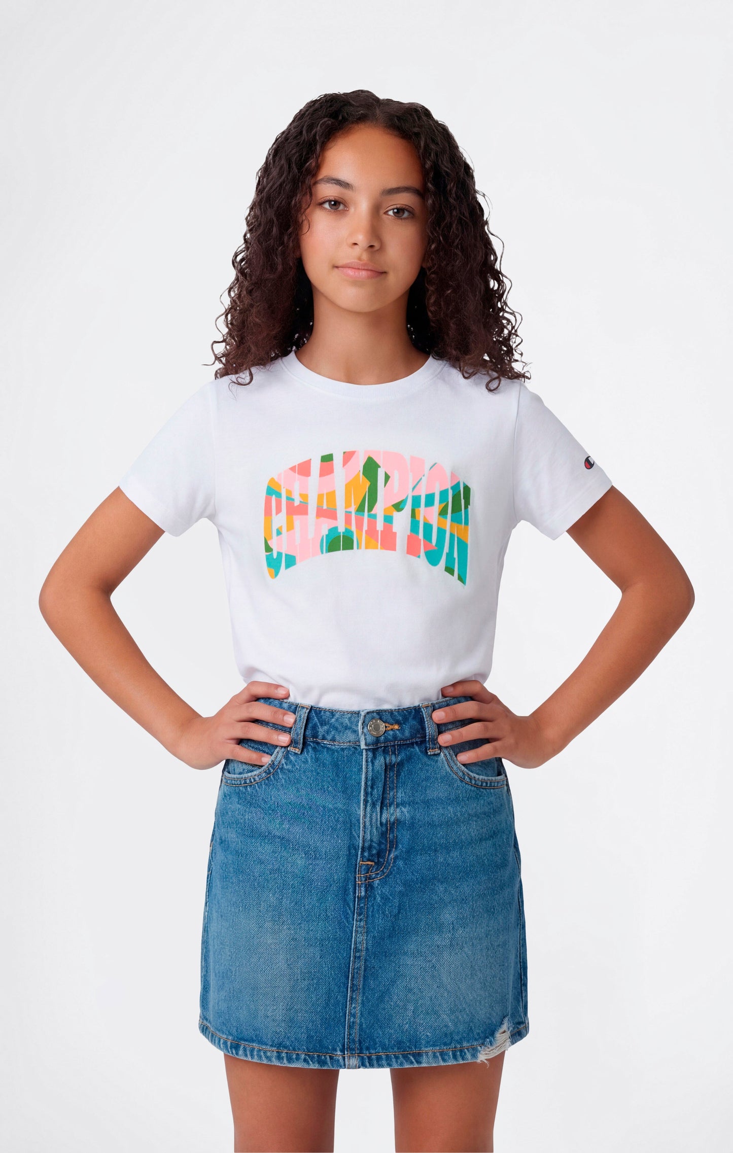 Mädchen T-Shirt mit Grafikprint