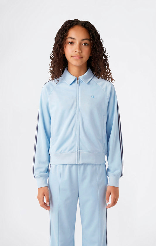Girls' Track Jacket with Full Zip Icons