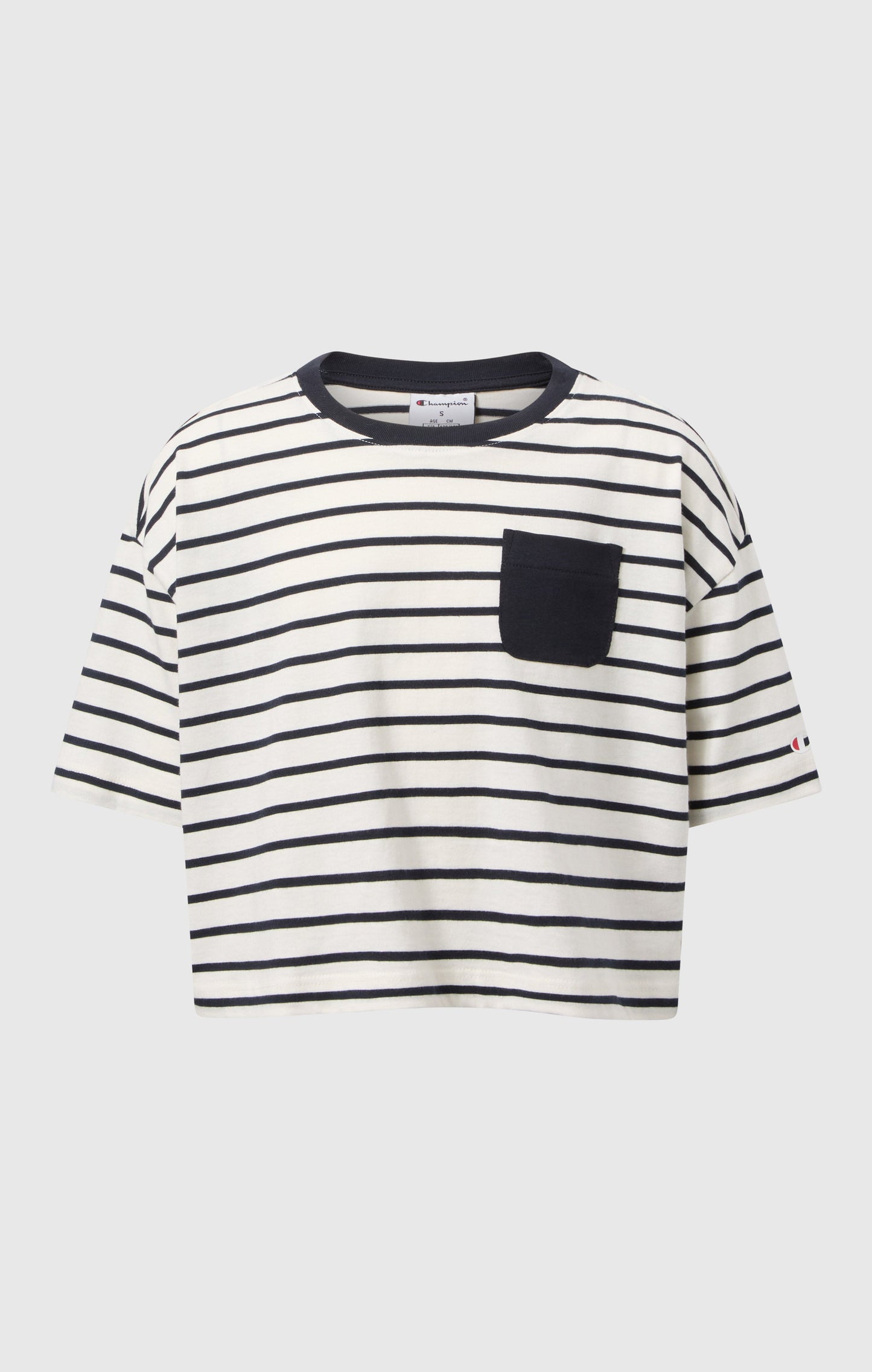 Girls' Oversized Striped T-Shirt Icons