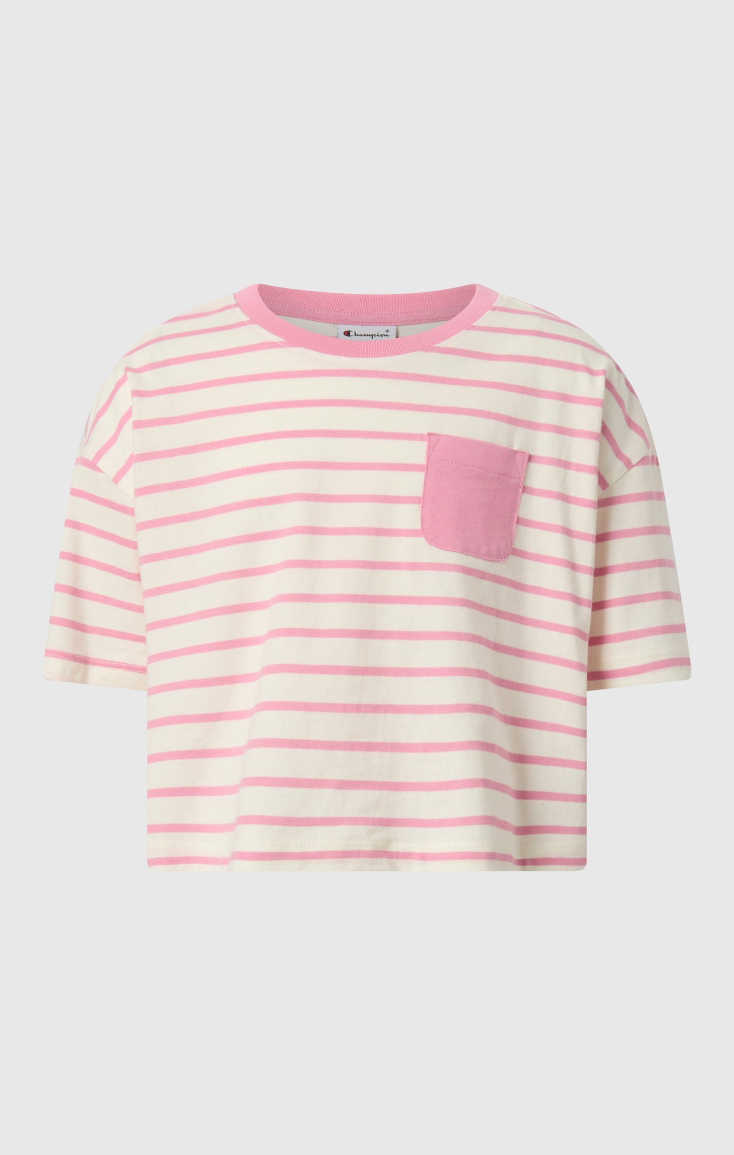 Mädchen Oversized Gestreiftes T-Shirt Icons