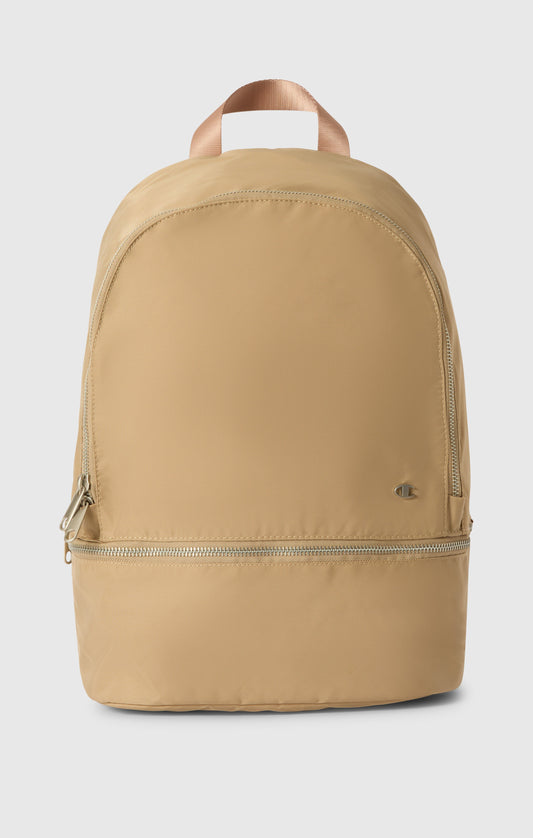 Satin-Rucksack mit Bodenfach