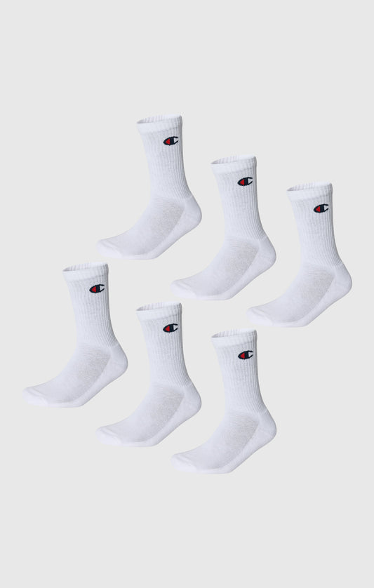 Sechserpack atmungsaktive Crew Socken