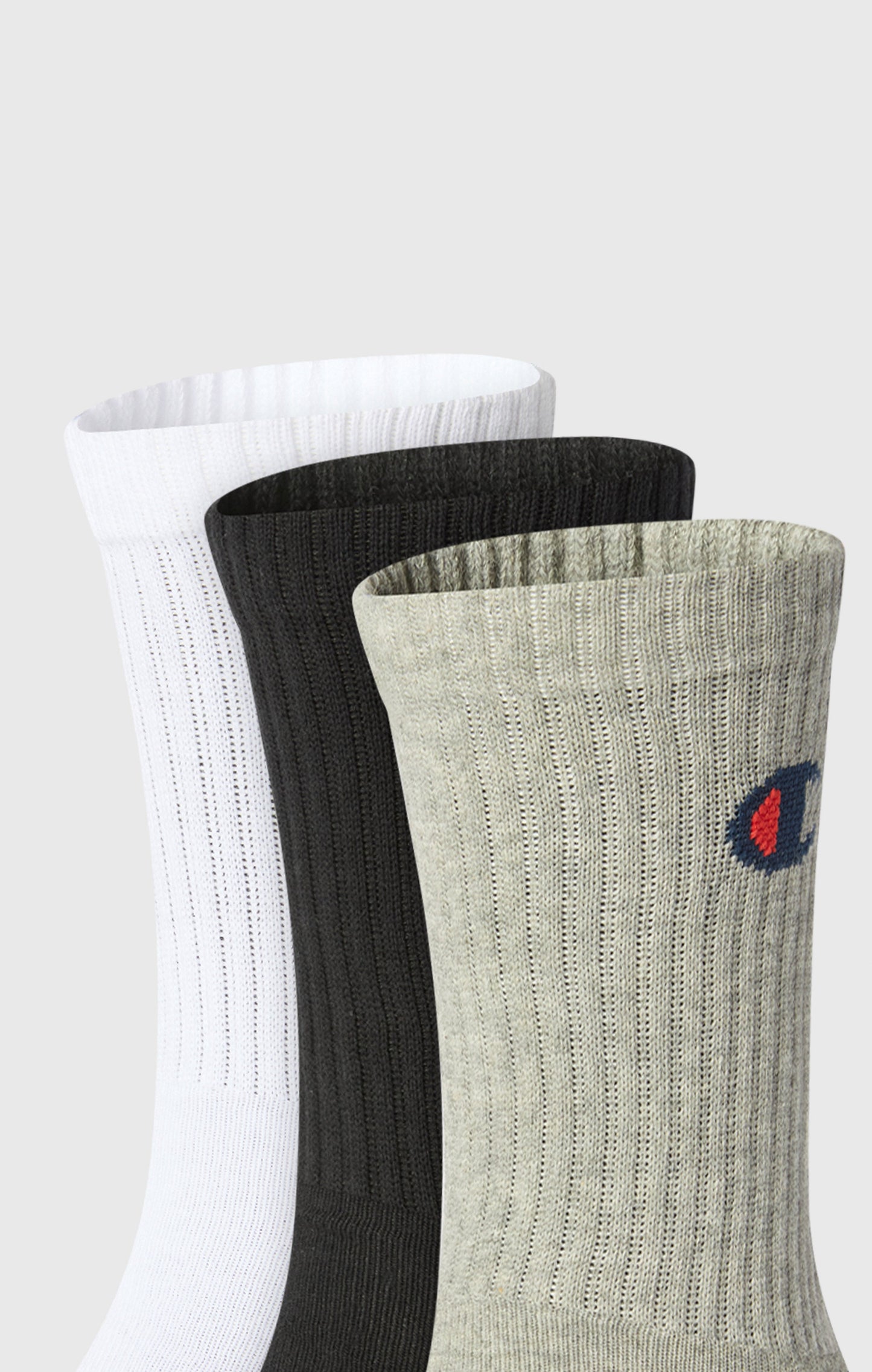 3-Pack Adult Socks with C Logo