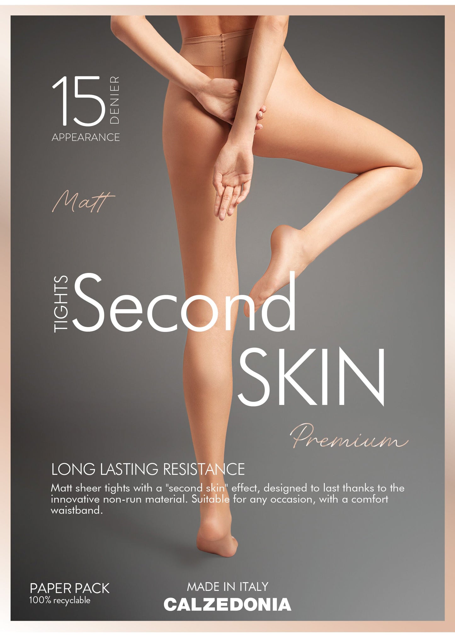 Matt Second Skin Resistance 15 Denier Sheer Tights