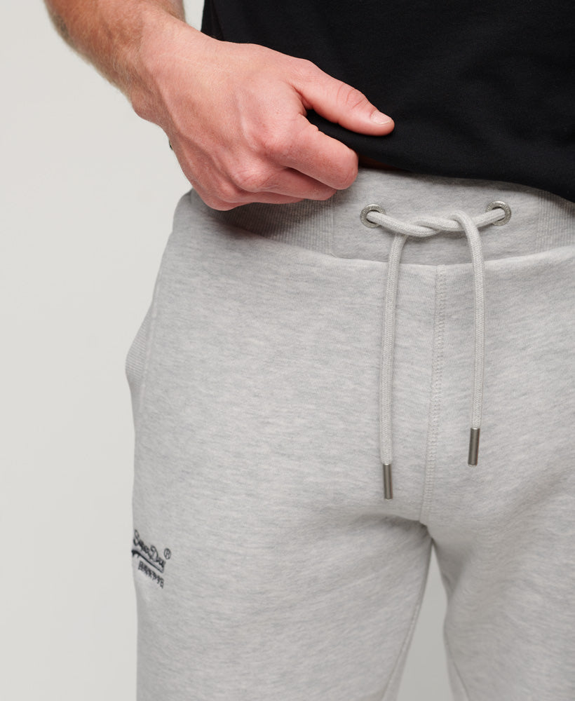 Organic Cotton Vintage Logo Embroidered Joggers