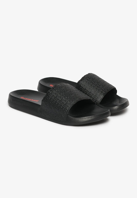All Over Print Embossed Pool Sliders