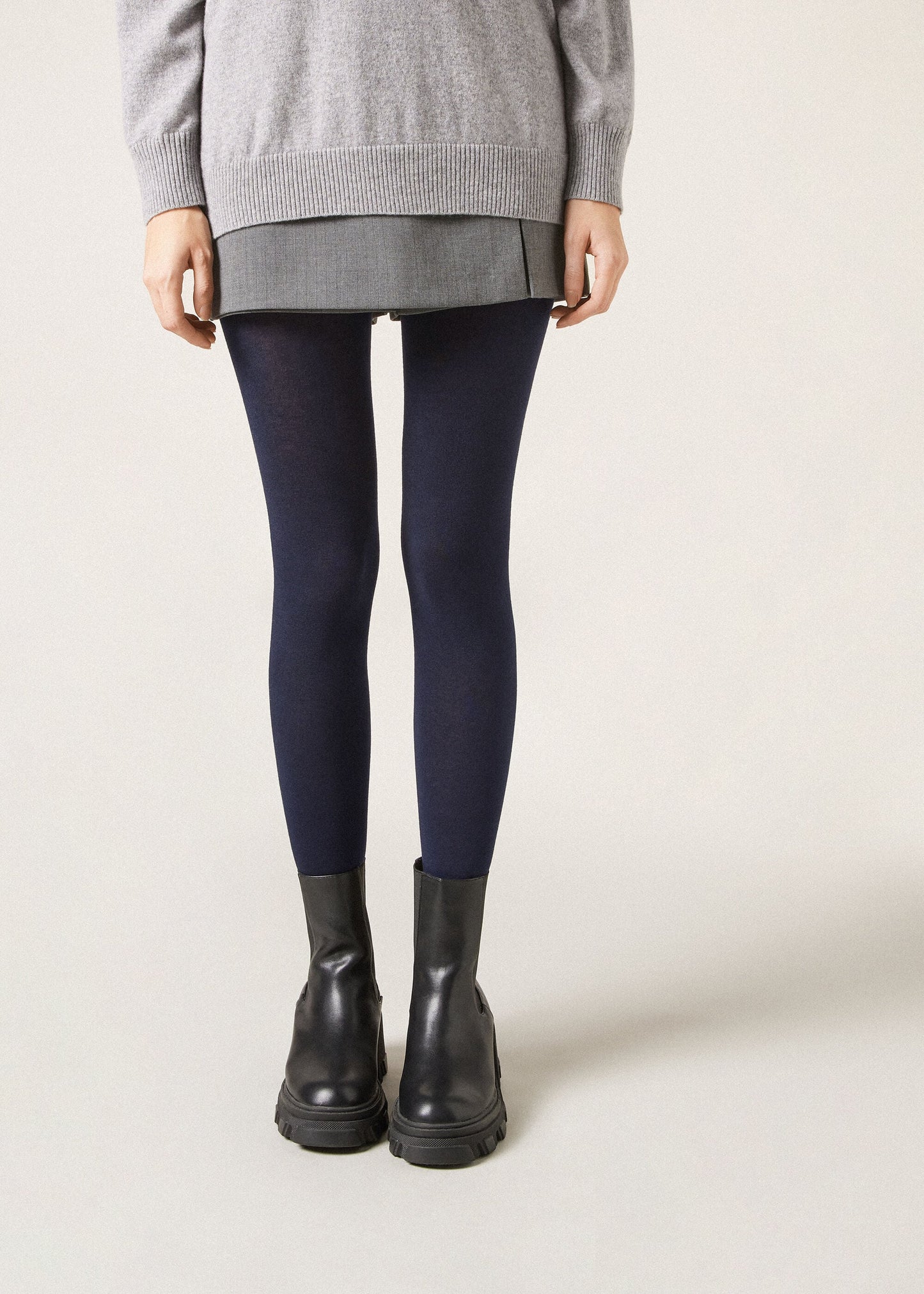 Matt Opaque Tights with Cashmere and Modal
