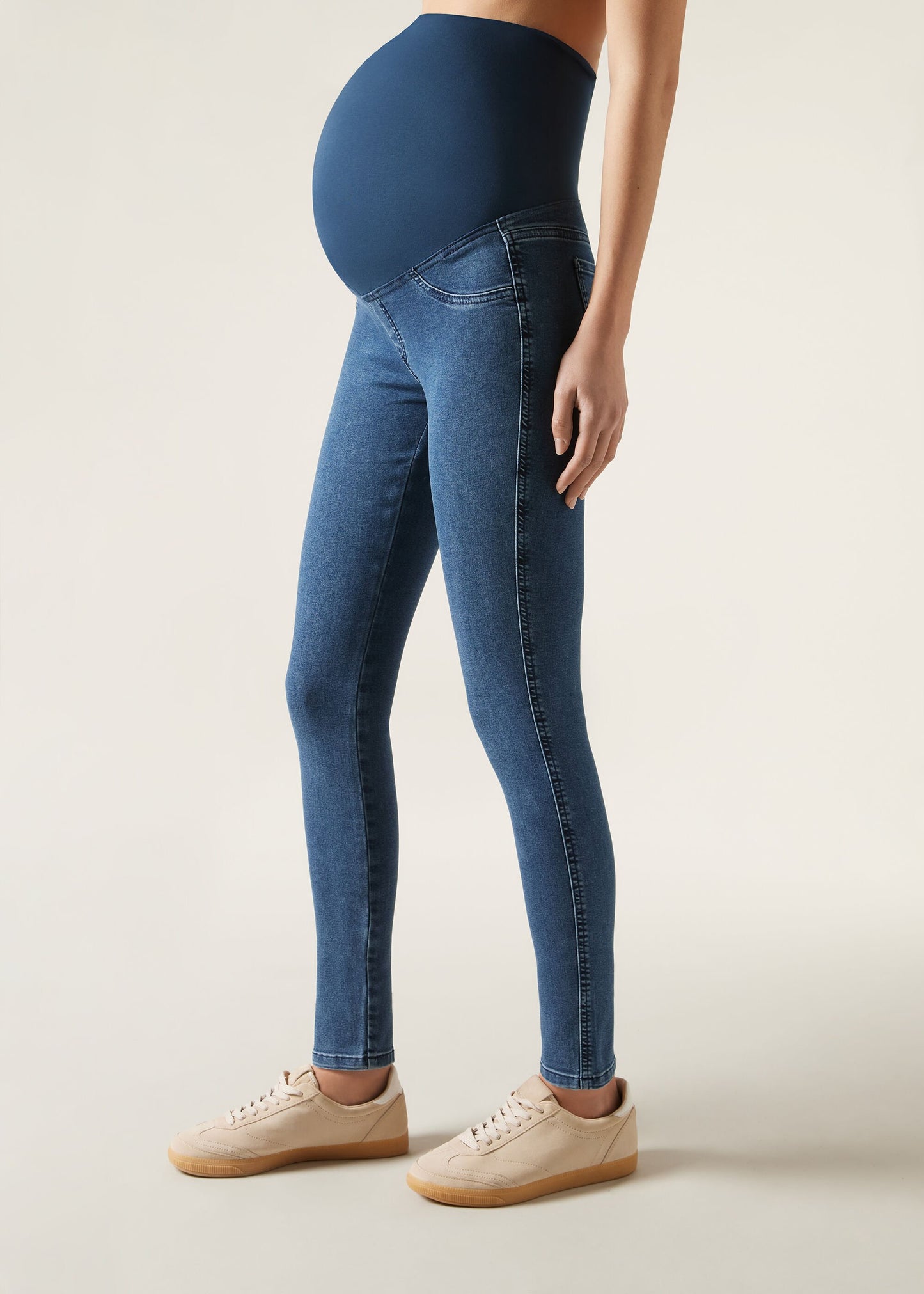 Denim Maternity Leggings