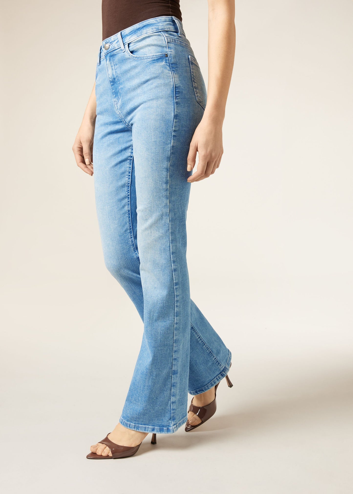 Flared Stretch Jeans