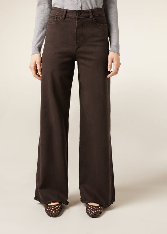 Wide Leg Stretch Jeans