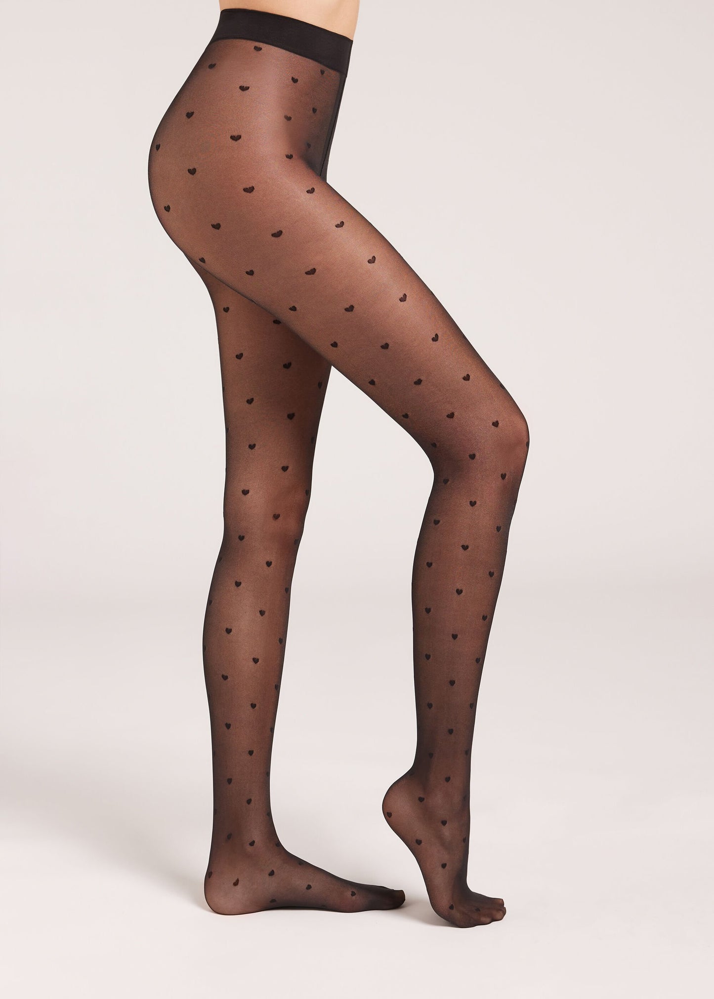 Little Hearts 30 Denier Sheer Tights