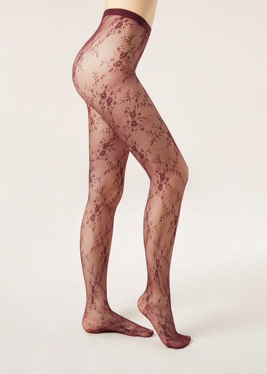 Floral Lace Tights
