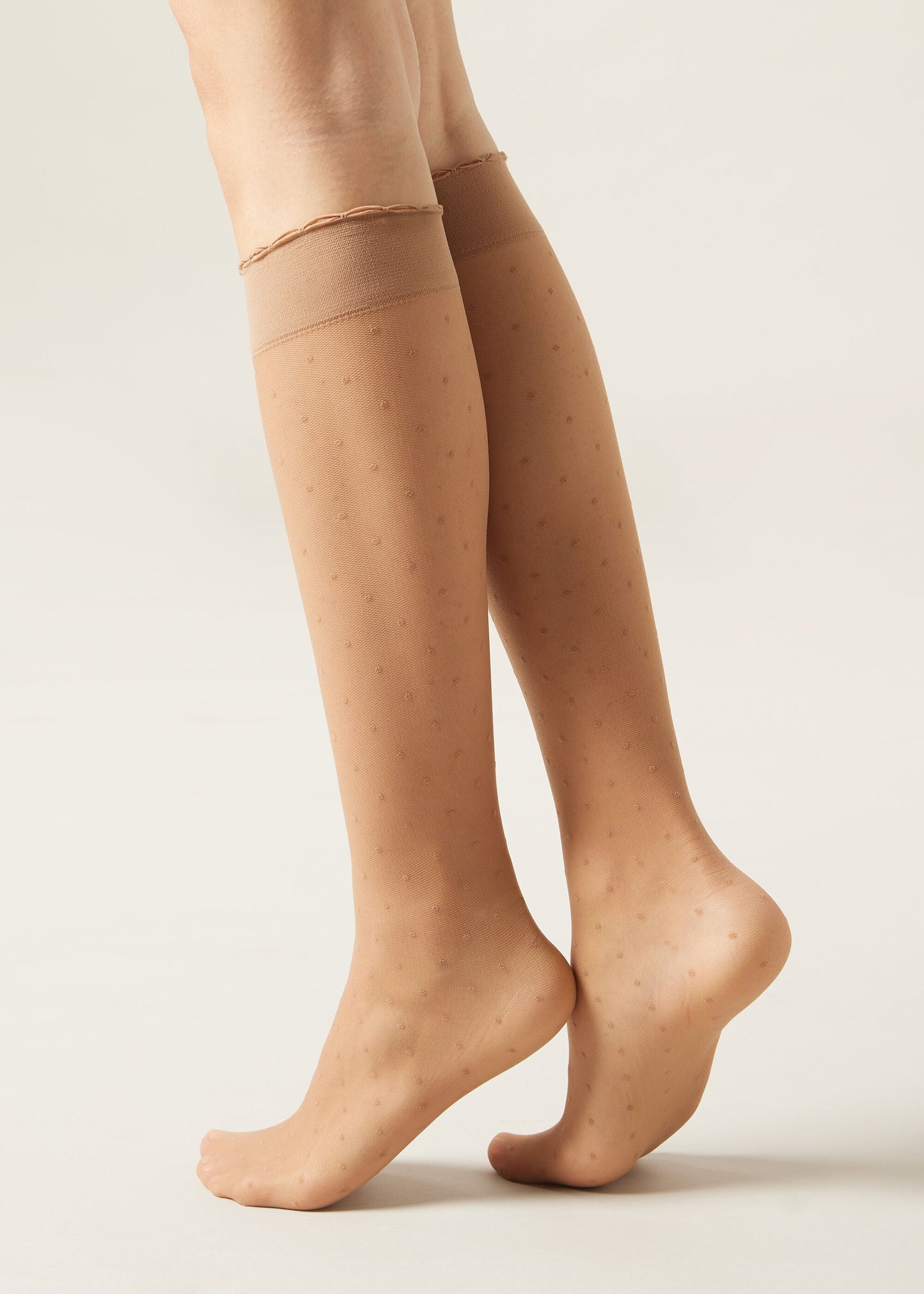Patterned knee-high socks