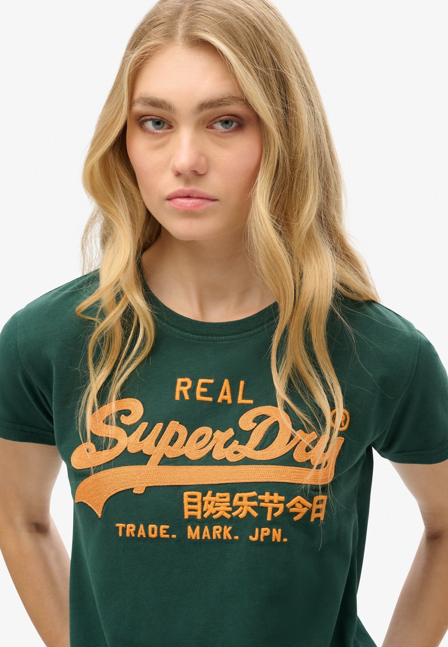 Embroidered Vl Fitted Tshirt