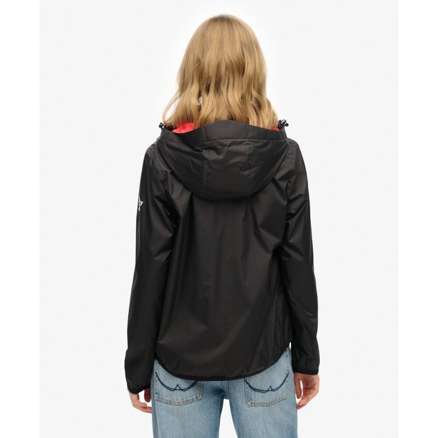 Hooded Logo Windbreaker Jacket