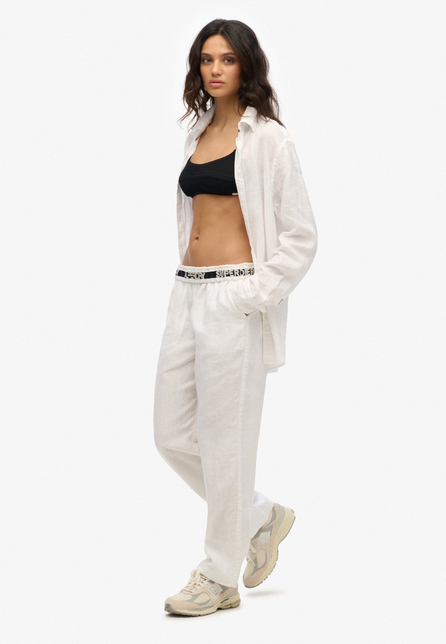 Linen Drawstring Pants