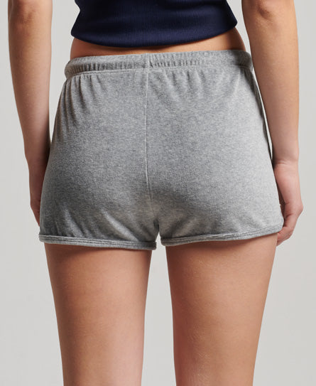 Vintage Logo Velour Racer Short