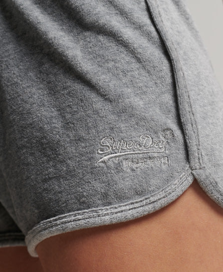 Vintage Logo Velour Racer Short