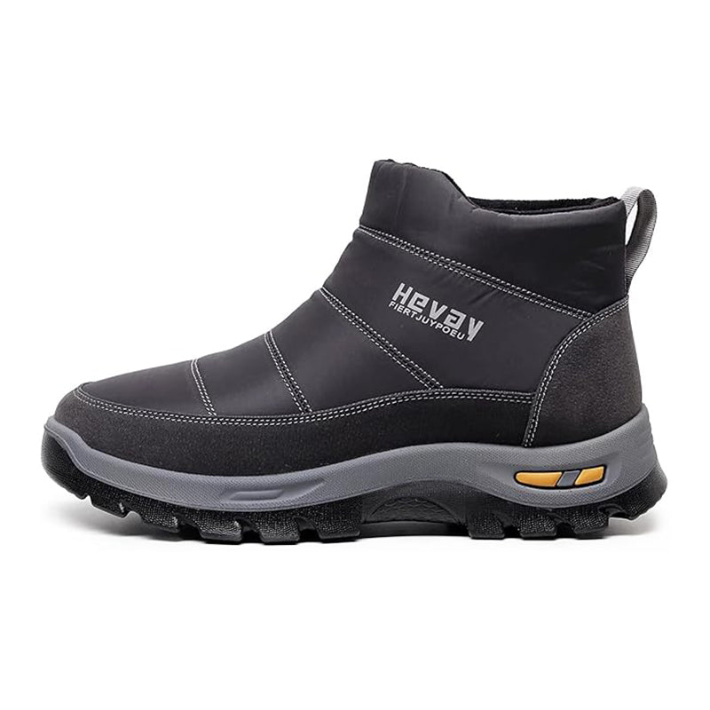 (Zeitlich begrenztes 49 % Rabattangebot) Orthopädische Herren-Schneestiefel mit Fußgewölbestütze, breiter Zehenpartie, bequem, wasserdicht, rutschfest, warme Arbeitsschuhe