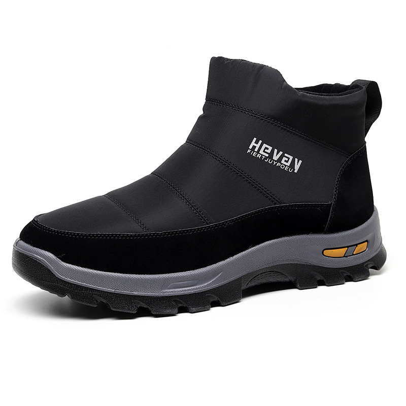 (Zeitlich begrenztes 49 % Rabattangebot) Orthopädische Herren-Schneestiefel mit Fußgewölbestütze, breiter Zehenpartie, bequem, wasserdicht, rutschfest, warme Arbeitsschuhe