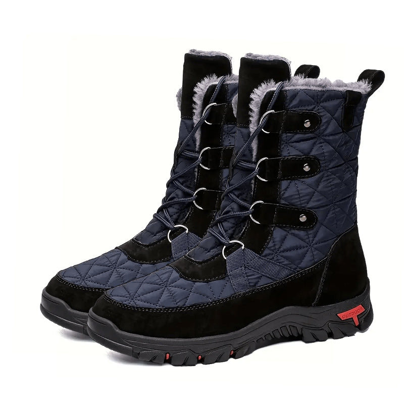 HEISSER VERKAUF – Bequeme Herren-Schneestiefel aus echtem Leder, warme Stiefel, Kampfstiefel