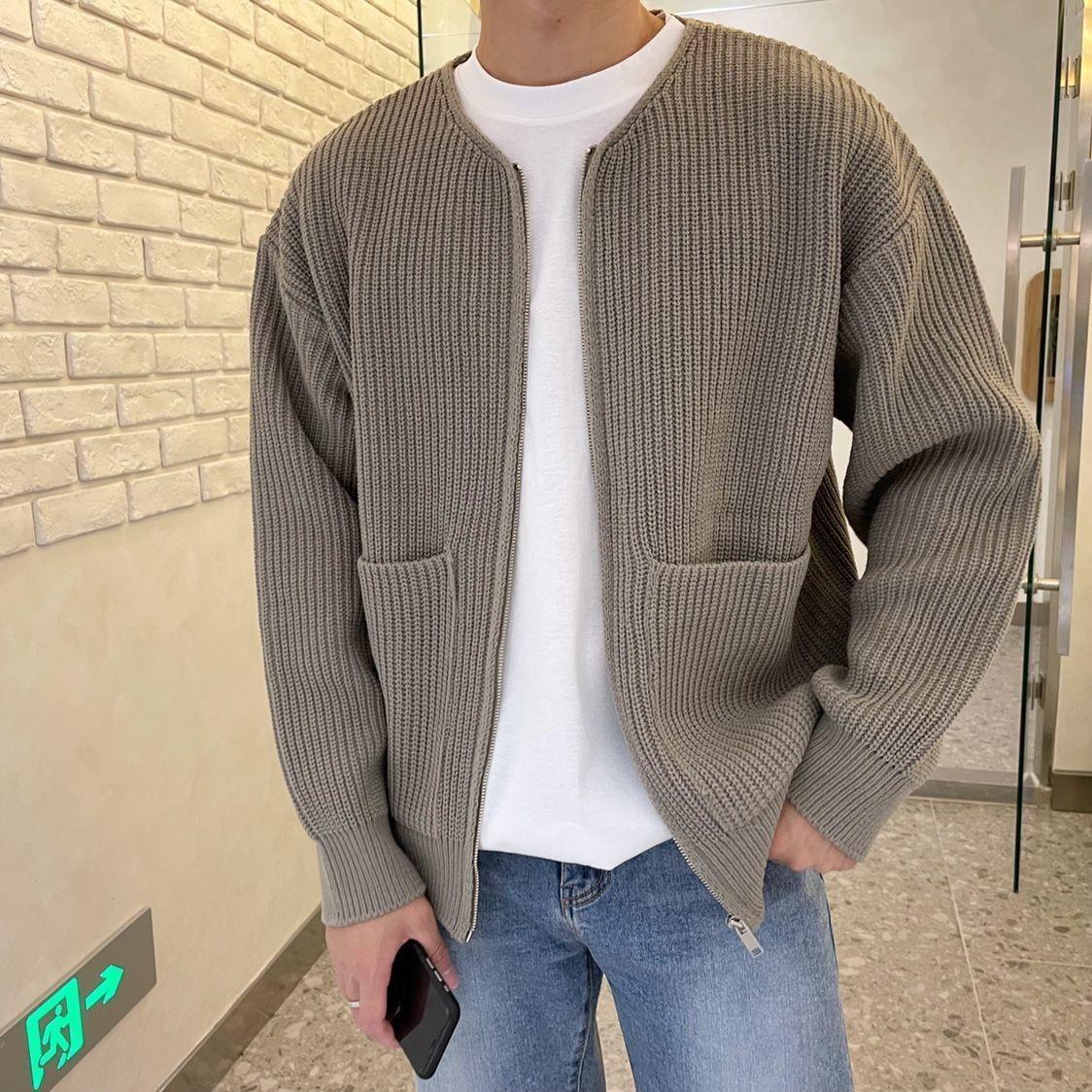 Trendige Strickjacke für Herren